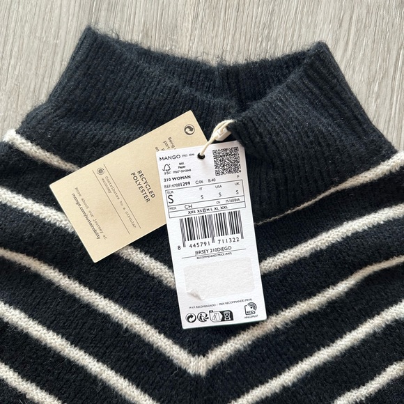 striped MNG MANGO sweater - Picture 3 of 3